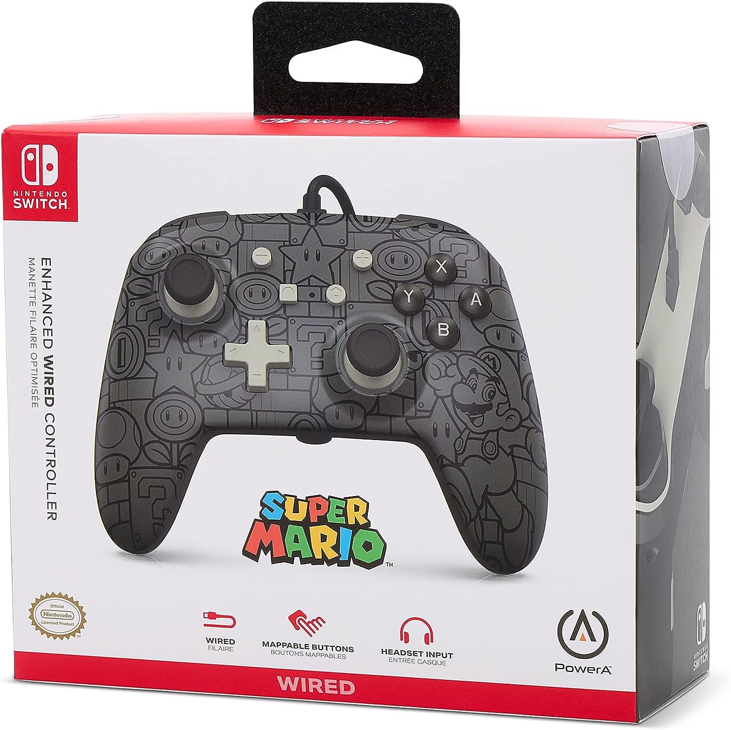 Nintendo Switch AksesuarNintendo Switch Kablolu Oyun Kolu Lisanslı Power-Up Mario