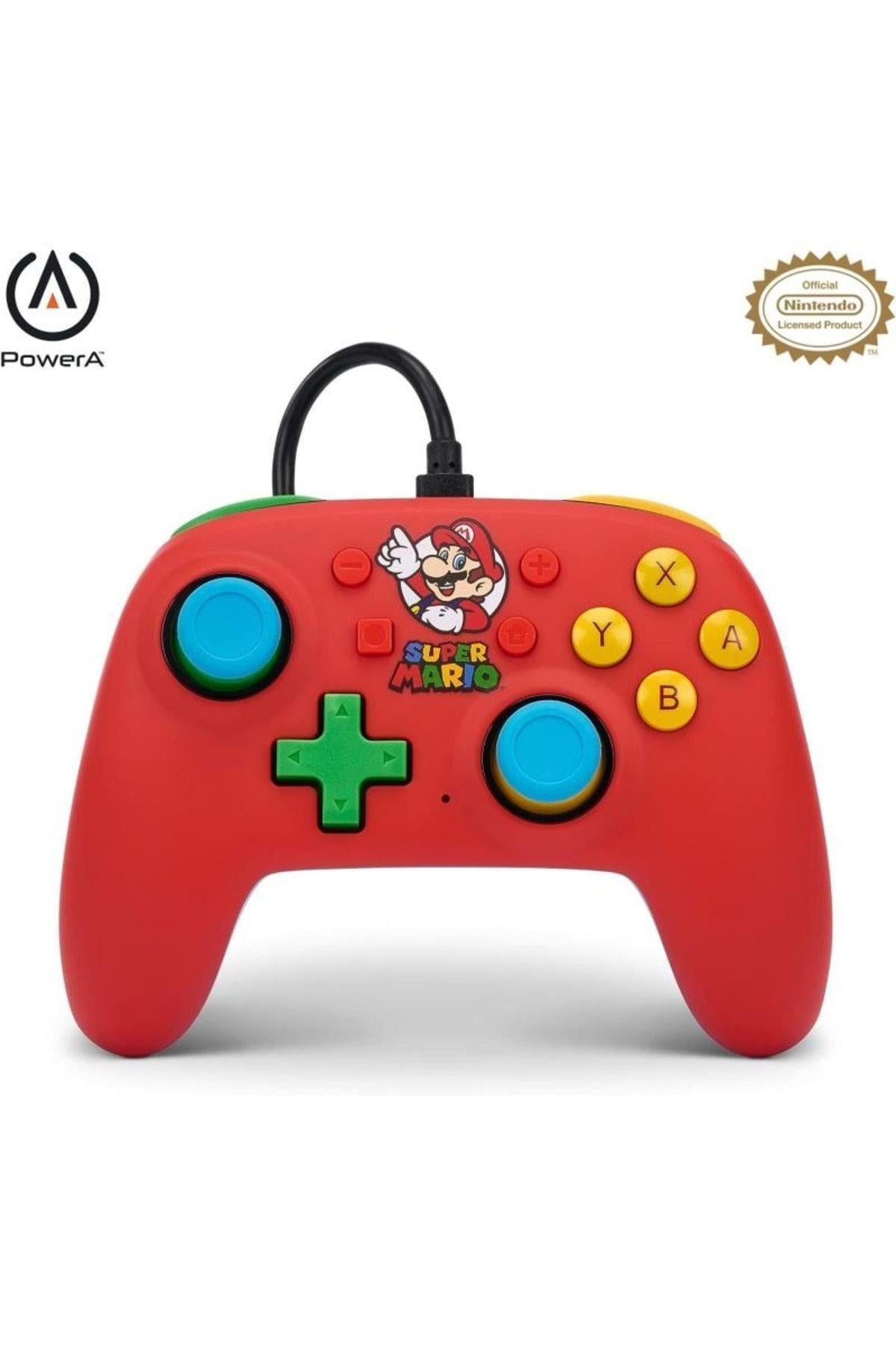 Nintendo Switch Nano Kablolu Oyun Kolu Lisanslı Mario Medley