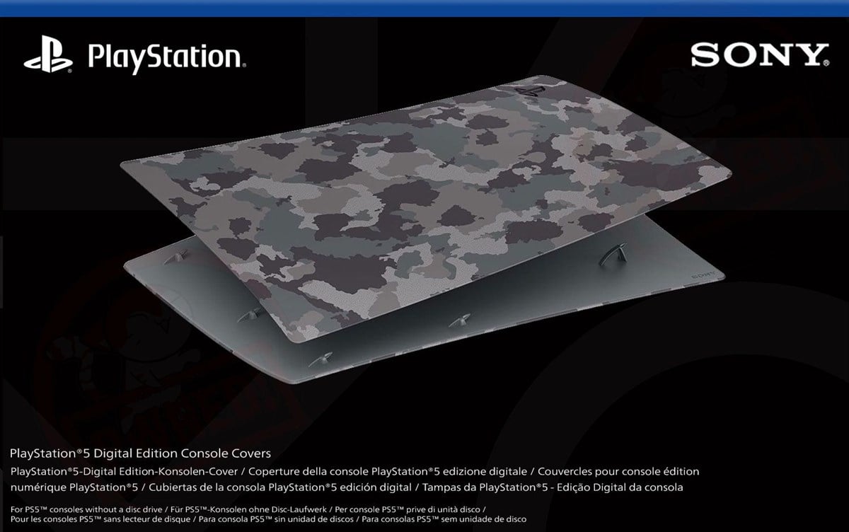 Playstation 5 Ps 5 Konsol Kapak Kamuflaj Dijital Sürüm