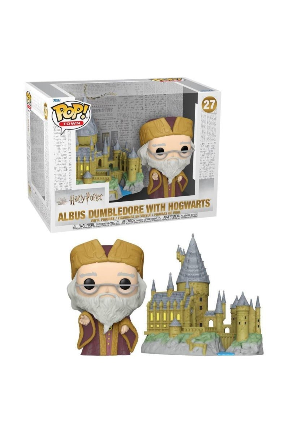 Pop Town: Harry Potter - Albus Dumbledore With Hogwarts Figürü No:27