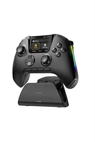 Manba One Kablosuz Gamepad – 2” Ekran, Manyetik Stand, PC/Switch/Android/iOS Desteği