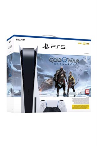 Playstation 5 Konsol + God Of War Ragnarok Digital Oyun Kodu ( Eurasia Garantili )