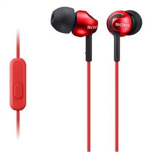 Sony MDR-EX110APK Kulakiçi Kulaklık , kırmızı