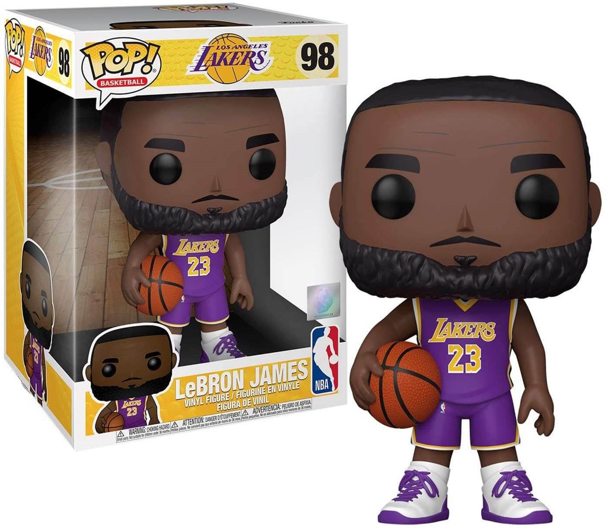 Funko Pop Figür - NBA Los Angeles Lakers 10" Lebron James konsolkulubu.com