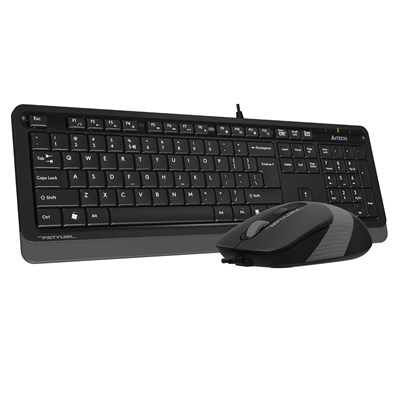 A4 TECH F1010 KABLOLU USB STANDART GRİ Q KLAVYE MOUSE