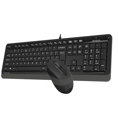 A4 TECH F1010 KABLOLU USB STANDART GRİ Q KLAVYE MOUSE