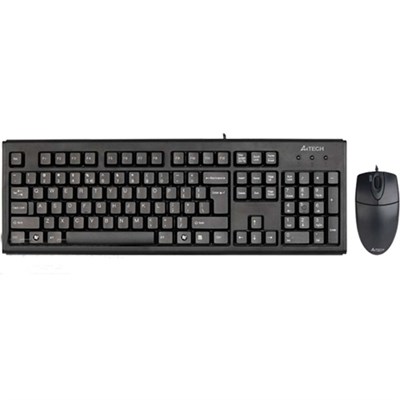 A4 TECH KM-72620D TÜRKÇE USB MULTİMEDYA SİYAH Q KLAVYE MOUSE