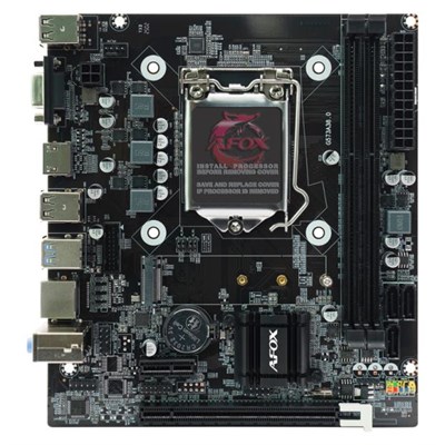 AFOX IH81D3-MA2-V2 H81 2xDDR3 VGA+HDMI 1X M.2 NVMe Gen3 1150 PIN ANAKART