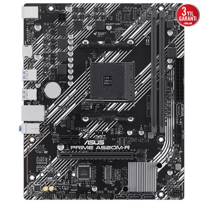 ASUS PRIME A520M-R 2xDDR4 HDMI 1xM2 AM4 ANAKART