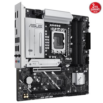 ASUS PRIME B860M-A WIFI 4x DDR5 DP/HDMI 2x M.2 1x 2.5GLAN/WIFI/BT USB3.2 1851P ANAKART