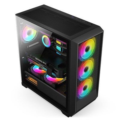 IROMX ORENDA BTX-75G3 750W 4x12CM ARGB FAN ATX 2xUSB2.0/1xUSB3.0 360MM SOĞUTUCU DESTEKLİ SİYAH KASA