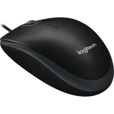 LOGITECH 910-003357 KABLOLU SİYAH B100 OPTİK 2X BUTON MOUSE