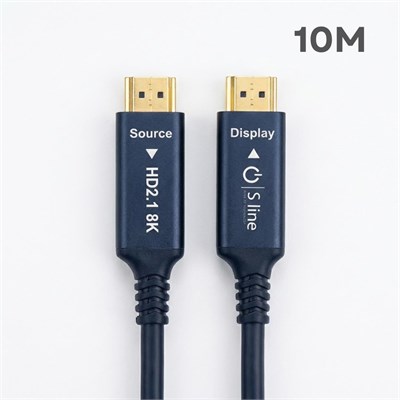 S-LİNE FK0510-8K-OPT 10MT 2.1V 8K FİBER OPTİK HDMI KABLO