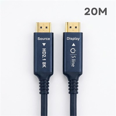 S-LİNE FK0520-8K-OPT 20MT 2.1V 8K FİBER OPTİK HDMI KABLO