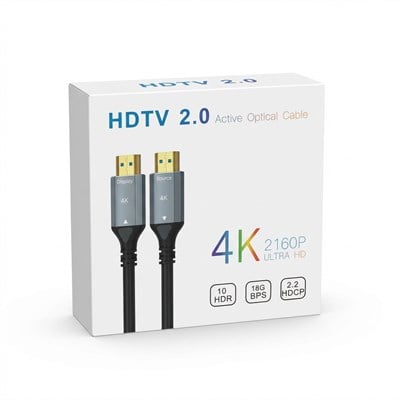 S-LİNE FK0575-4K-OPT 75MT 2.0V 4K FİBER OPTİK HDMI KABLO