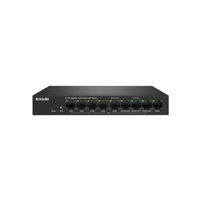 TENDA G0-8G-POE 9PORT GIGABIT ETHERNET POE GATEWAY/ROUTER