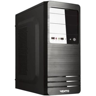VENTO VS114F 400W 1x8CM/2x12CM FAN ATX 1xUSB2.0/1xUSB3.0 SİYAH KASA
