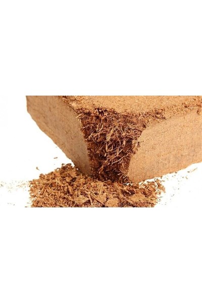 2 Adet 60 - 65 Lt Sıkıştırılmış Hindistan Cevizi Torfu - Blok Ithal Organik Cocopeat Kokopit - Fidan