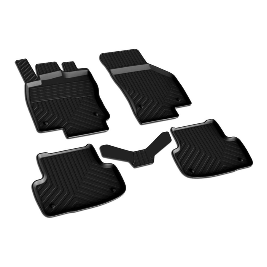 Audi A3 Meliset 4D Havuzlu Kauçuk Paspas 2012 2020