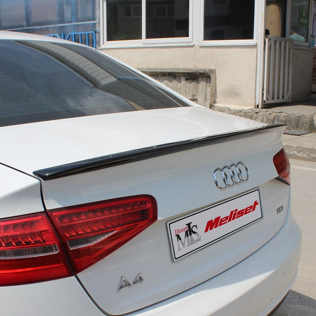 Audi A4 B8 Spoiler 2012-2015 Arasına Uyumludur