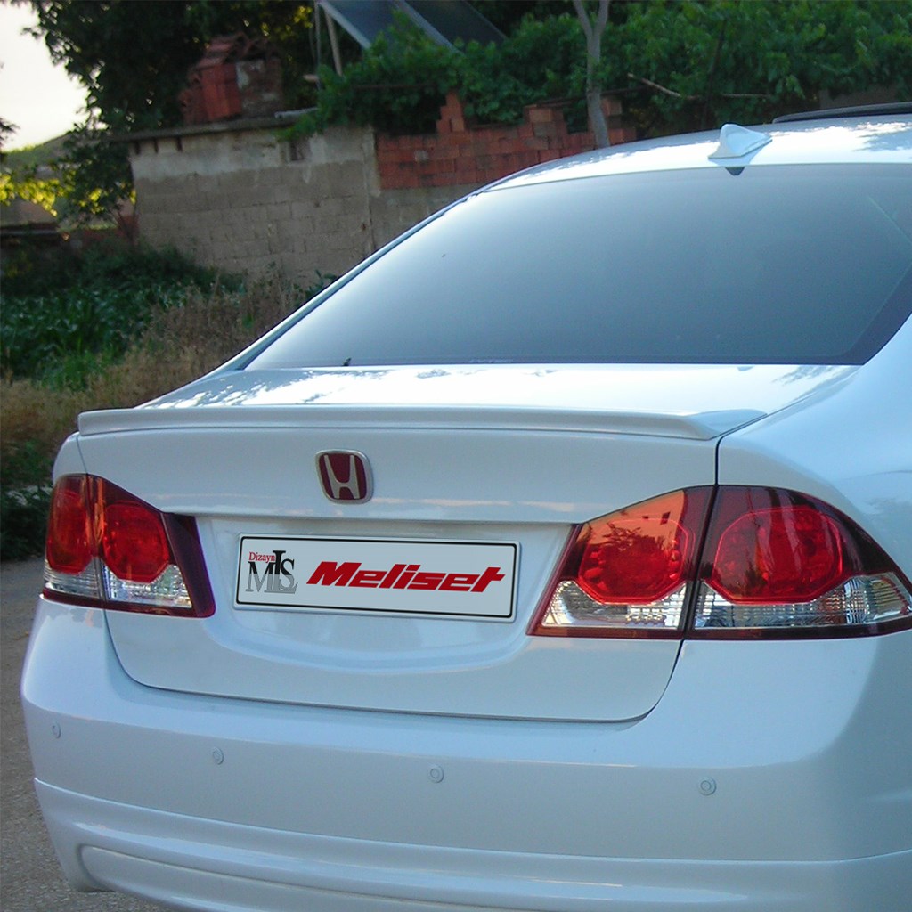 Honda Civic Kalın Mügen Anatomik Spoiler 2007-2011 Yılı ve Arasına Uyumludur