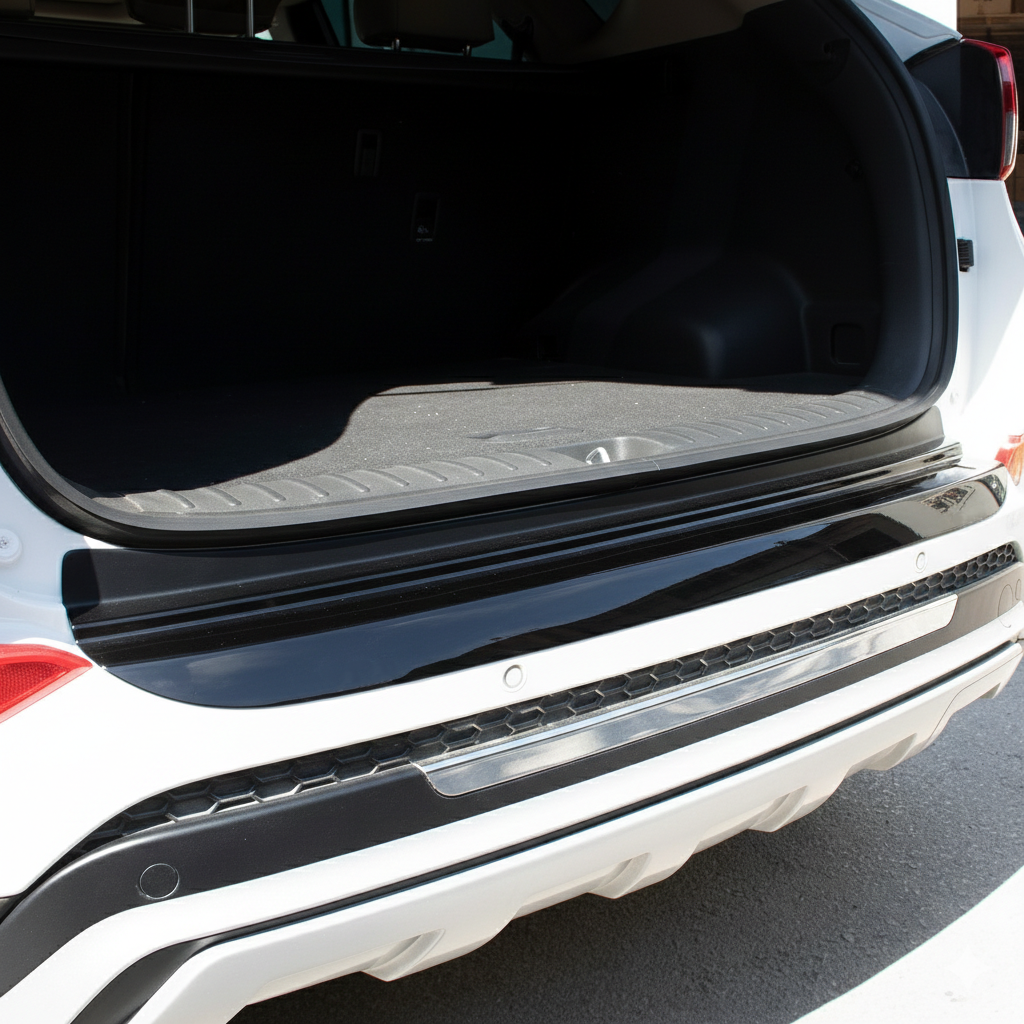 Hyundai Tucson Parlak Siyah Arka Tampon Eşiği 2016-2018 Yılı ve Arasına Uyumludur