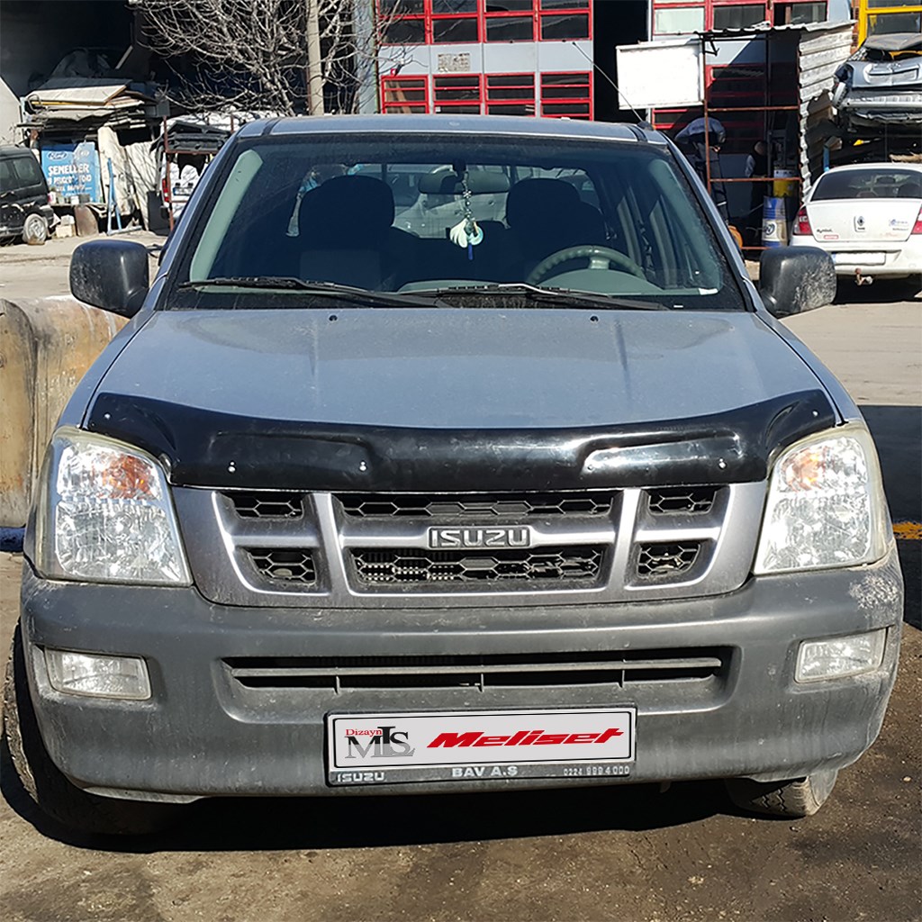 Isuzu D-max Ön Kaput Rüzgarlığı 2002-2006 Yılı ve Arasına Uyumludur