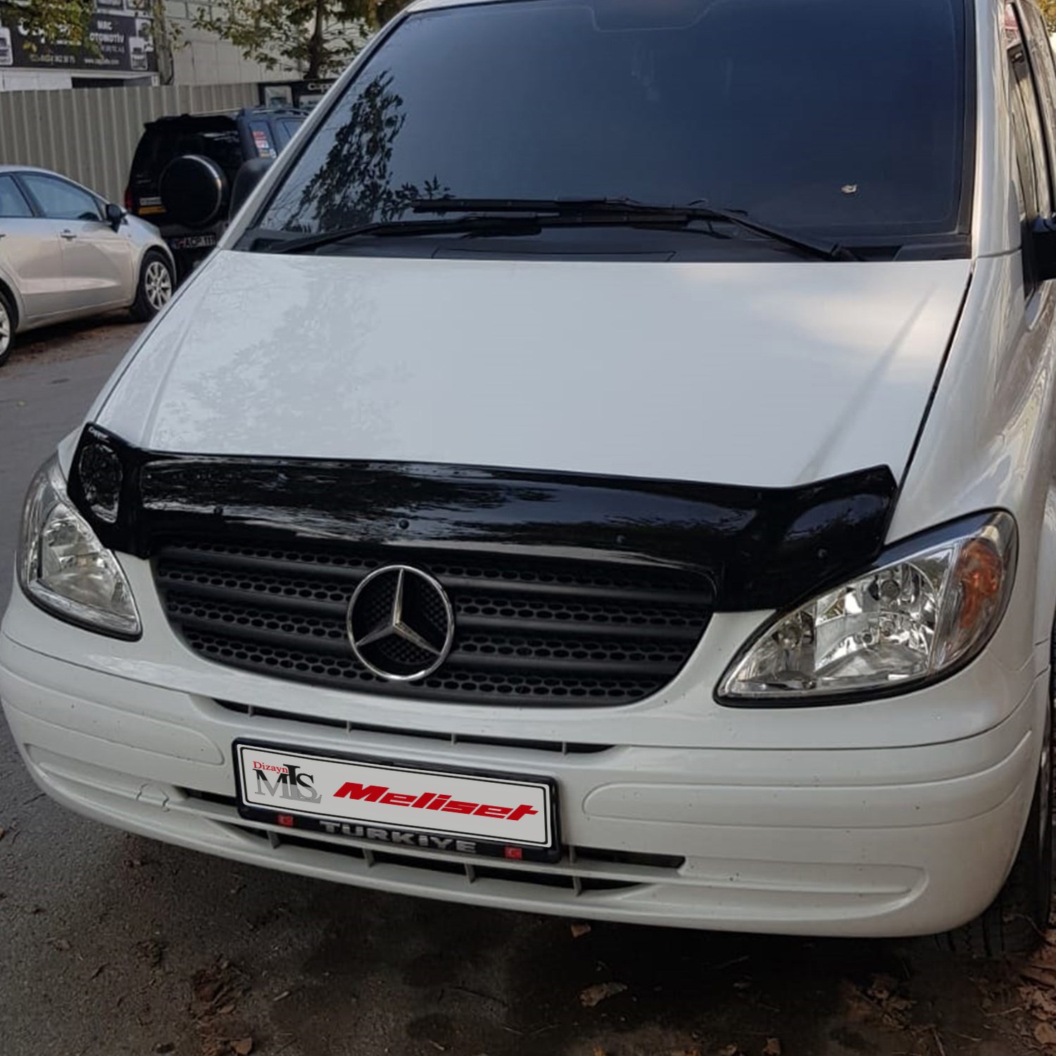 Mercedes Vito W639 Ön Kaput Rüzgarlığı 2004-2010 Yılı ve Arasına Uyumludur