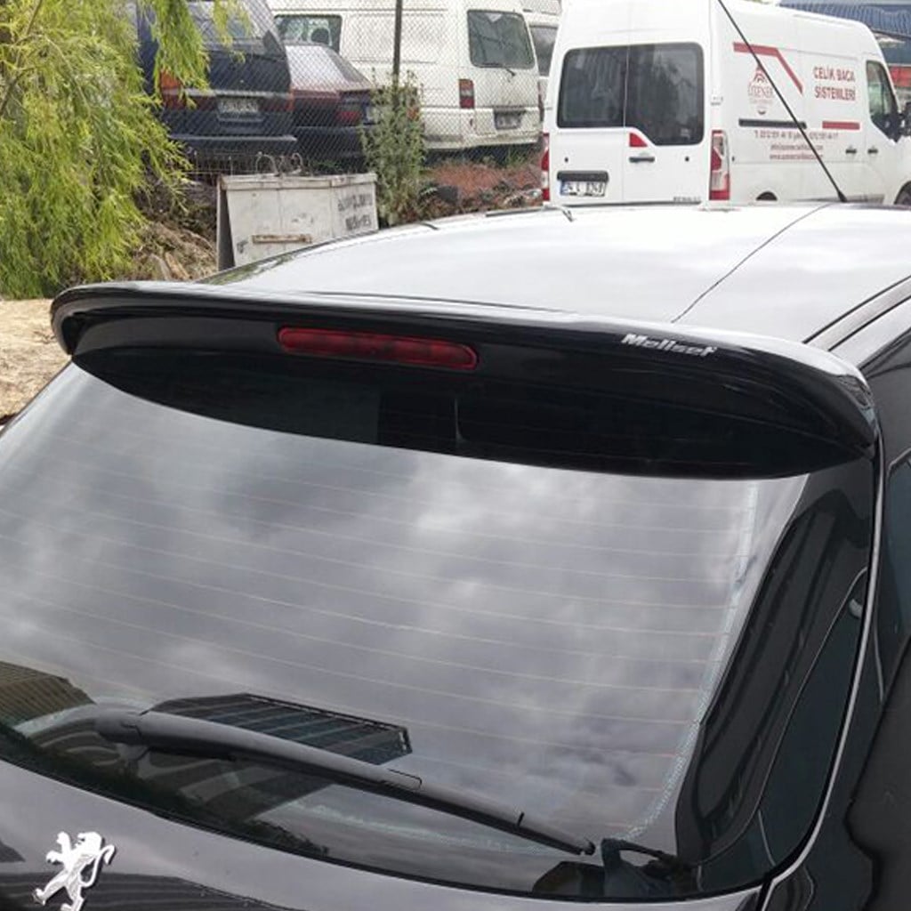 Peugeot 206 Cam Üstü Spoiler 1998-2010 Yılı ve Arasına Uyumludur