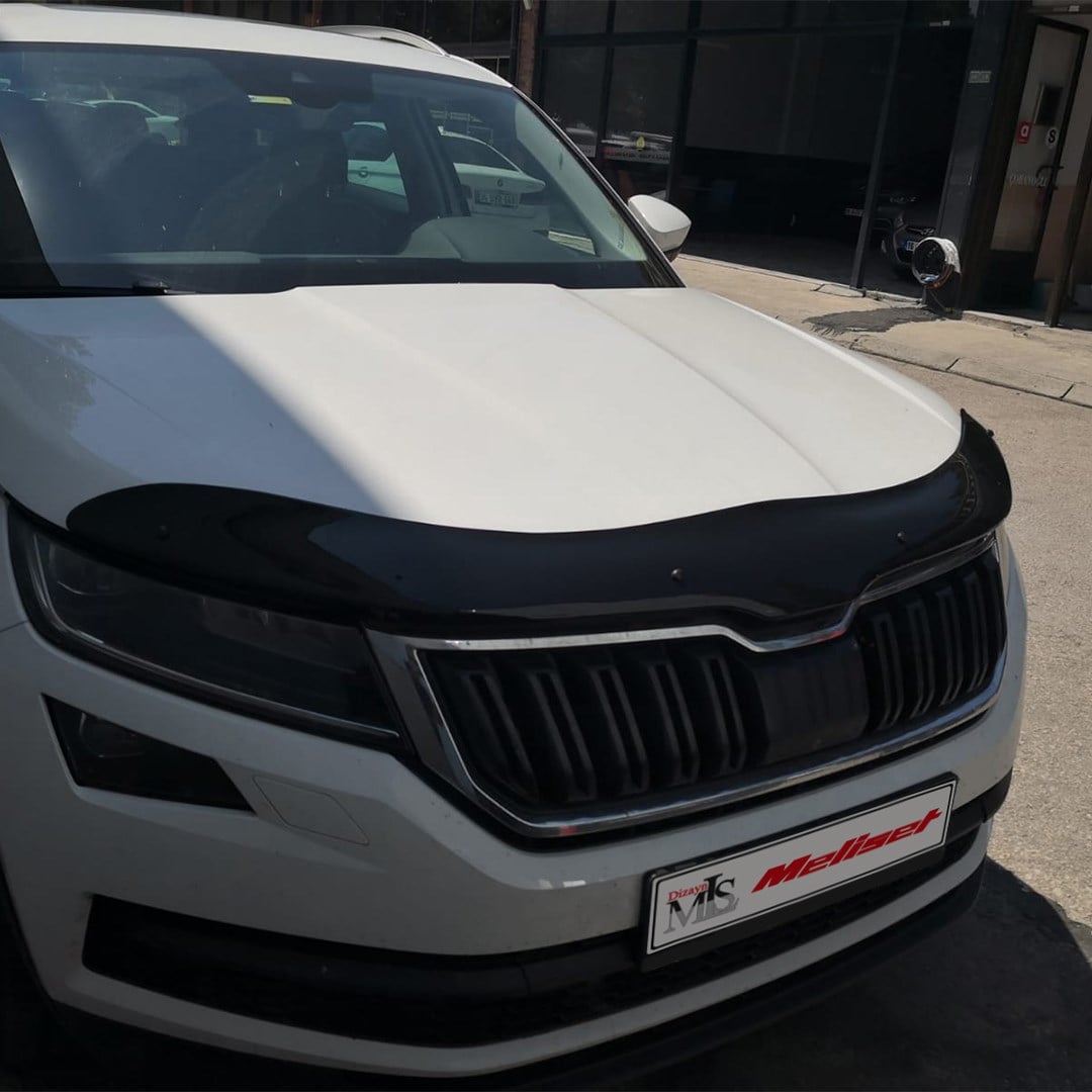 Skoda Kodiaq Ön Kaput Rüzgarlığı 2017-2024 Yılı ve Arasına Uyumludur