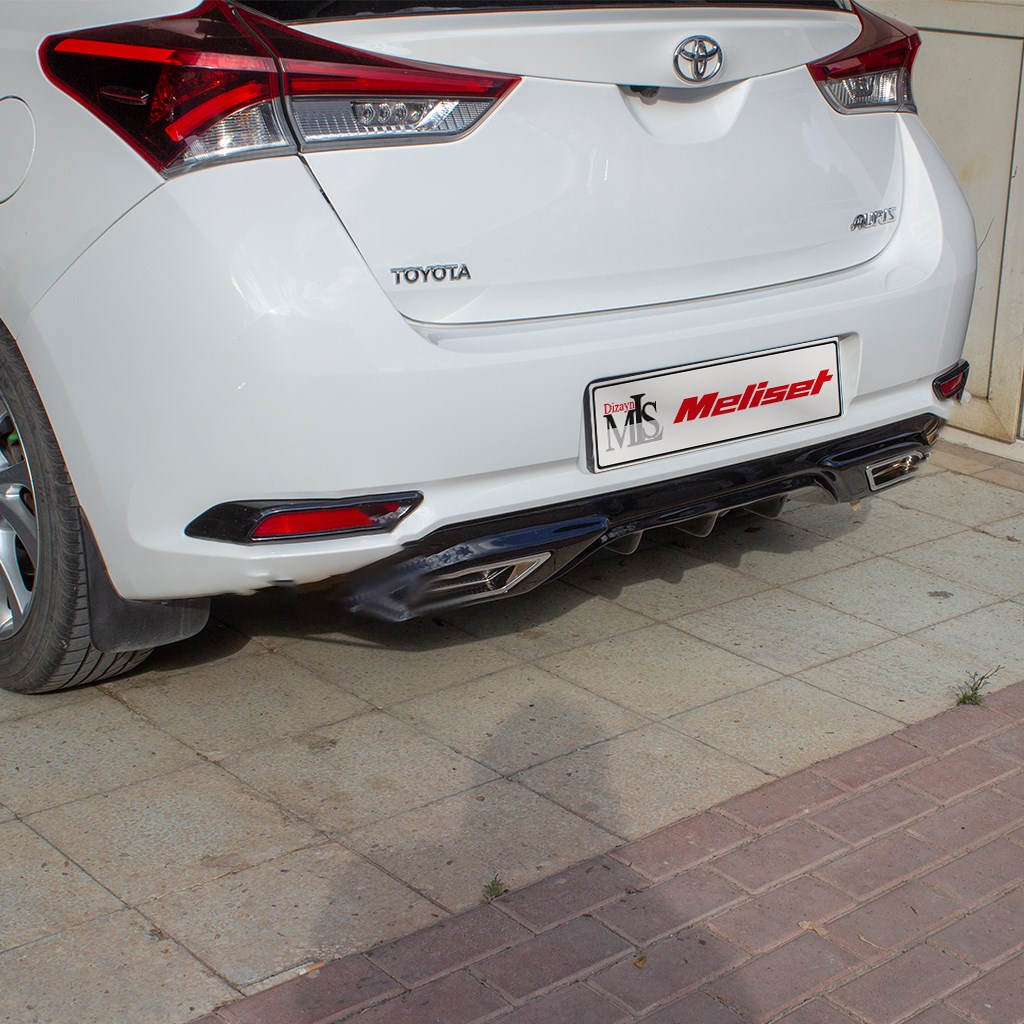 Toyota Auris 2 Arka Difizör 2016 Yılı ve Sonrasına Uyumludur