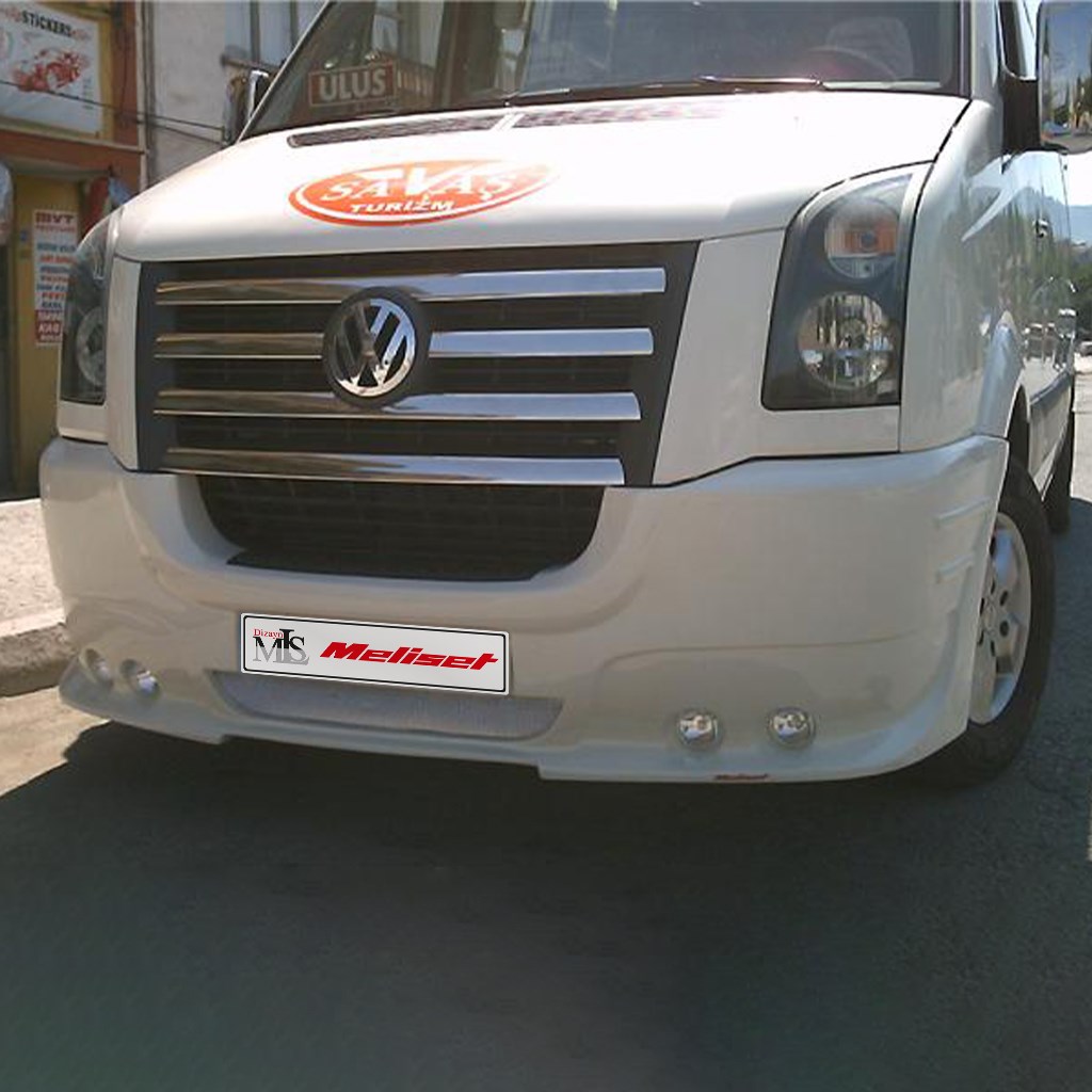 Volkswagen Crafter Çift Sisli Ön Tampon Geçme 2006-2012 Yılı ve Arasına Uyumludur