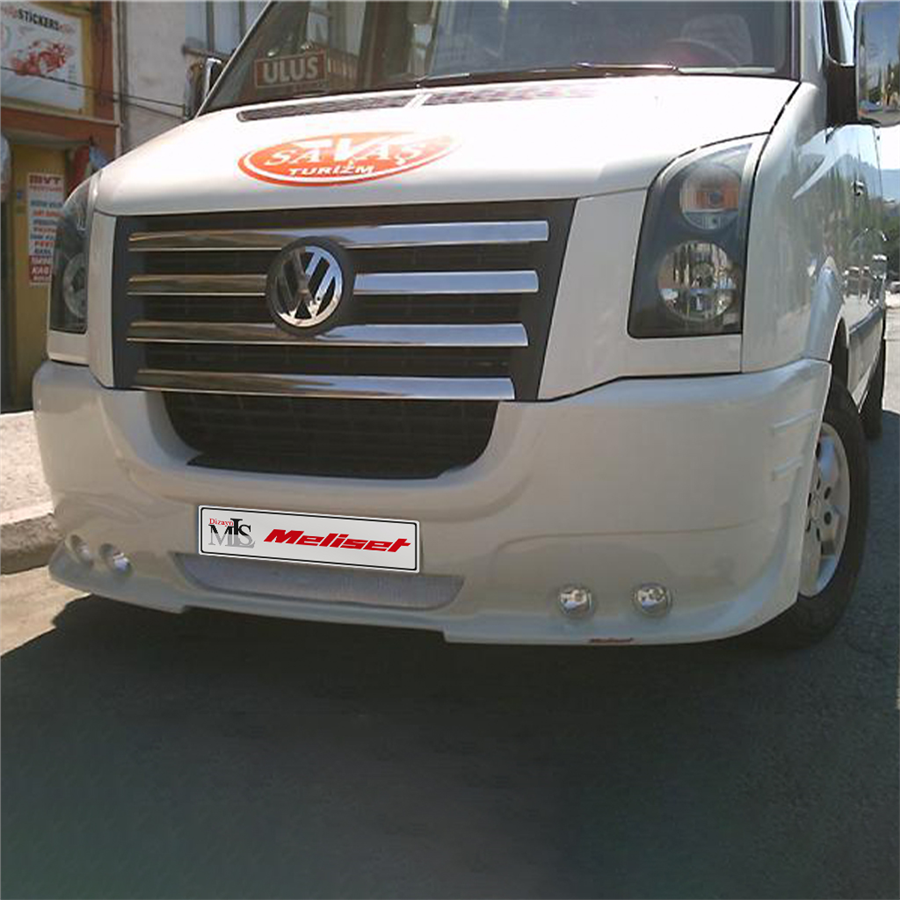 Volkswagen Crafter Çift Sisli Ön Tampon Geçme 2006-2012 Yılı ve Arasına Uyumludur