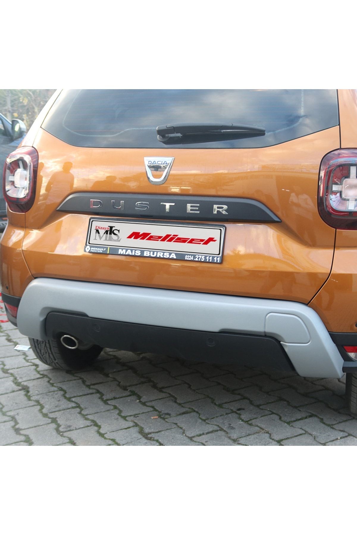 Dacia Duster Arka U Difüzör 2018 Ve Sonrası Uyumlu