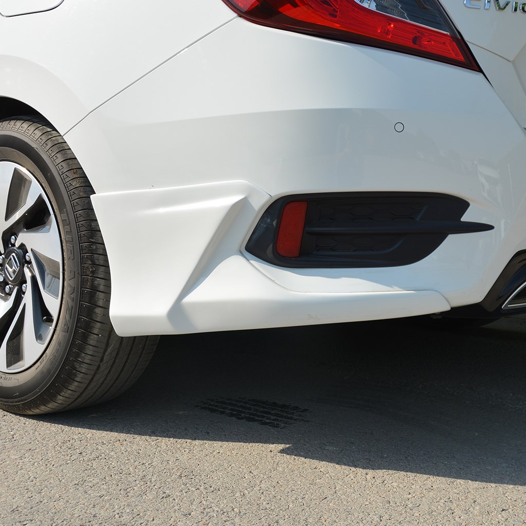 Honda Civic FC5 Arka Tampon Kaşı 2 Parça 2016-2021 Yılı ve Arasına Uyumludur