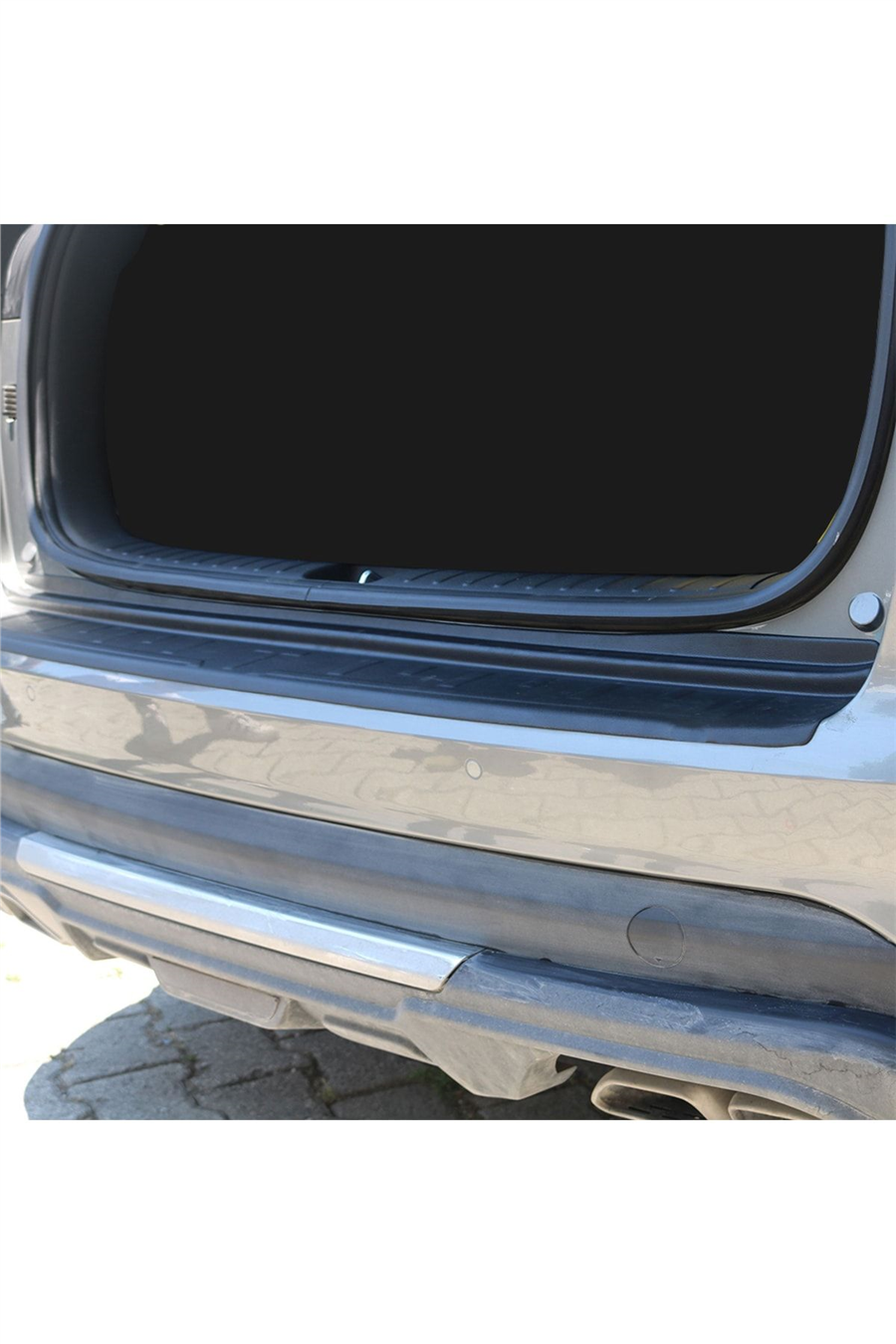 Hyundai Tucson Mat Siyah Arka Tampon Eşiği 2018-2020 Yılı ve Arasına Uyumludur