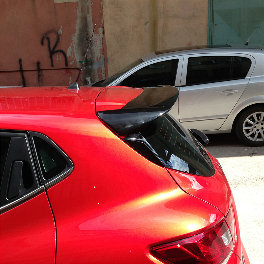 Renault Clio 4 Cam Üstü Spoiler 2012-2018 Yılı ve Arasına Uyumludur