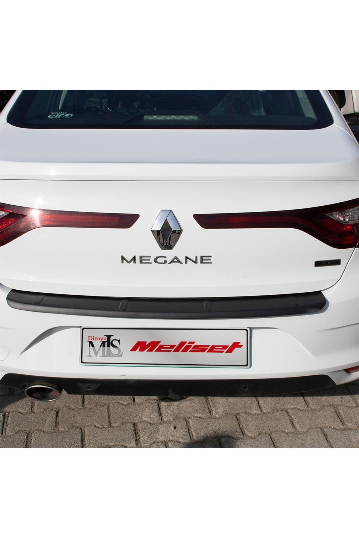 Renault Megane 4 Arka Tampon Eşiği Mat Siyah 2016 Ve Sonrası Uyumlu