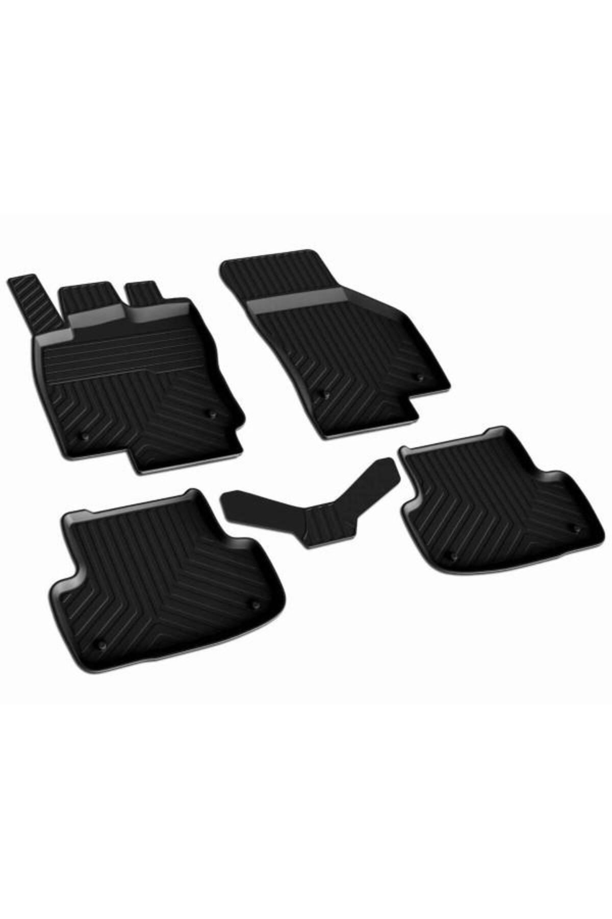 Skoda Octavia 3  Meliset 4D Havuzlu Kauçuk Paspas 2013 2019