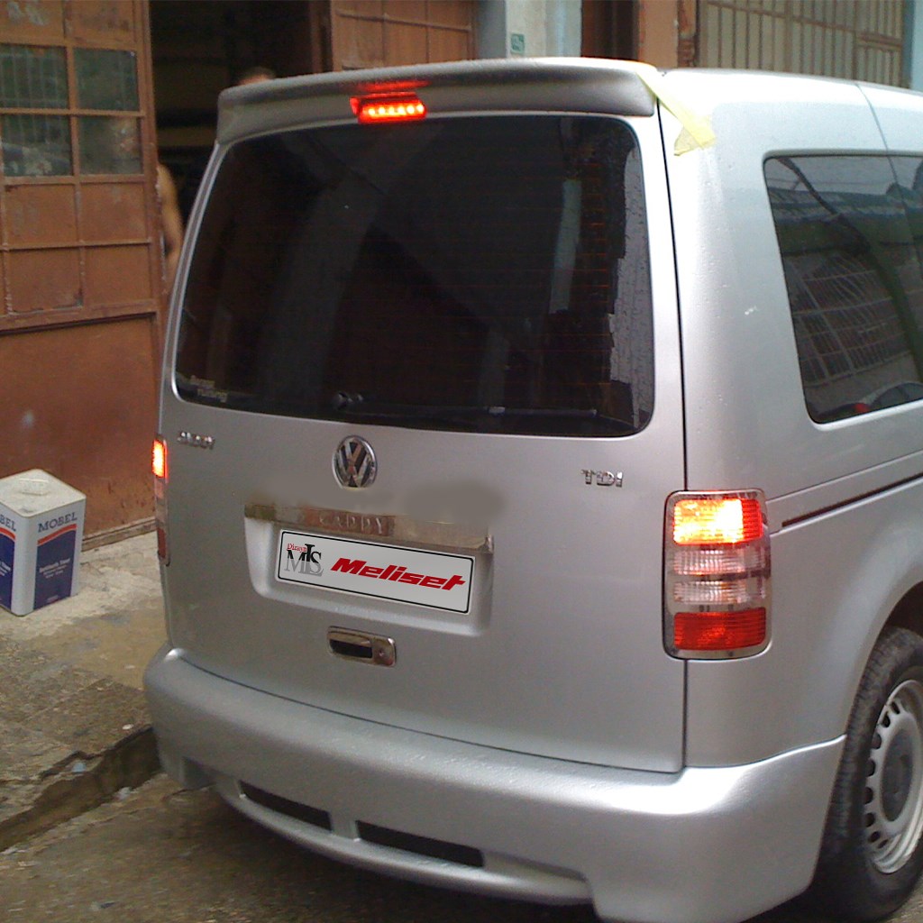 Volkswagen Caddy Kalın Tek Kapı Spoiler 2003-2014 Yılı ve Arasına Uyumludur