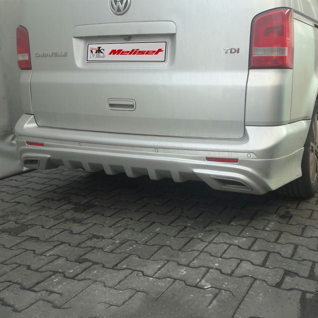 Volkswagen Transporter T5 Çift Egzoz Arka Karlık 2003-2014 Yılı ve Arasına Uyumludur