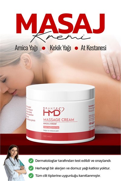 arnica ve kekik yaglı masaj yagı kremi 100 ml