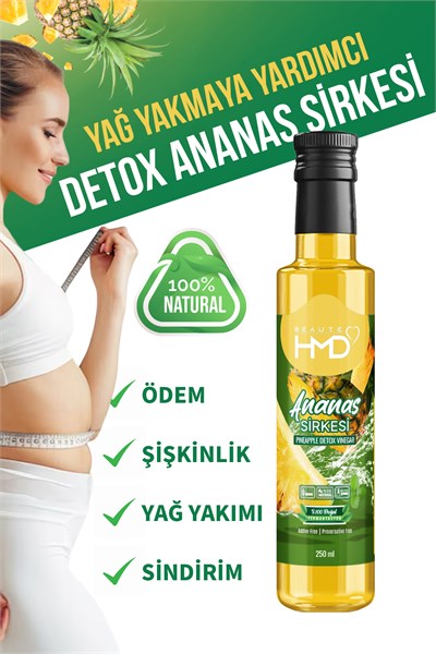 detox ananas sirkesi 250 ml