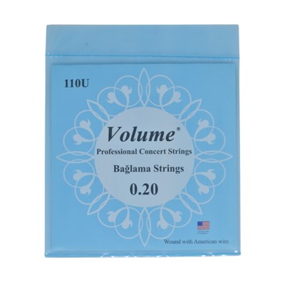 Volume 0.20 Uzun Sap Boncuksuz Bağlama Teli