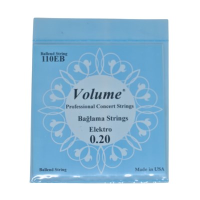 Volume 0.20 Elektro Sap Boncuklu Bağlama Teli