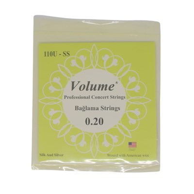 Volume 0.20 Uzun Sap Boncuksuz Bağlama Teli (İPEK BAMLI)