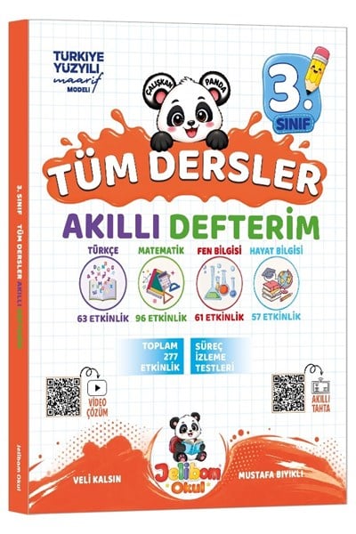 3. Sınıf Tüm Dersler Akıllı Defterim