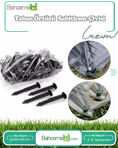 Taban Örtüsü Sabitleme Çivisi 50 Adet Bsr Garden