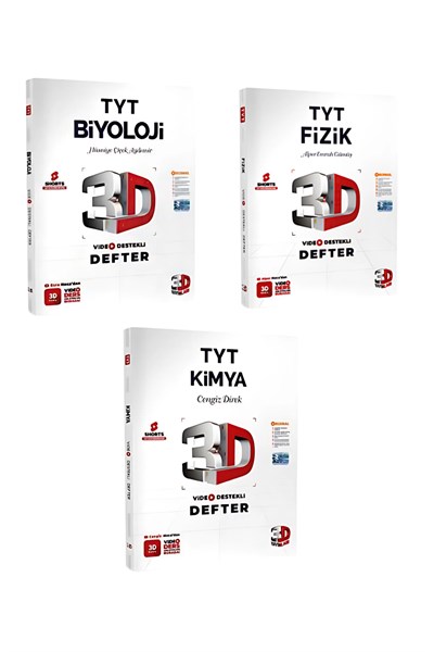 2027 3d Tyt Fen Bilimleri Set ( Vdd Biyoloji Vdd Kimya Vdd Fizik)