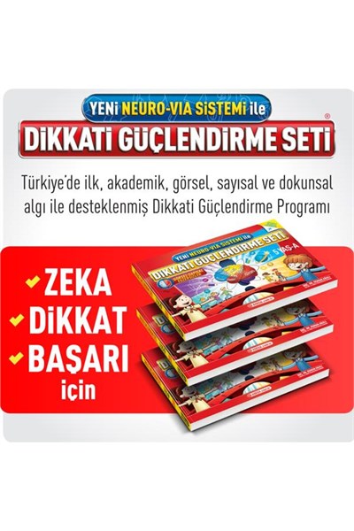 Adeda - DGS Dikkati Güçlendirme Seti Anasınıfı 5 Yaş (3 Kitap) - Osman Abalı